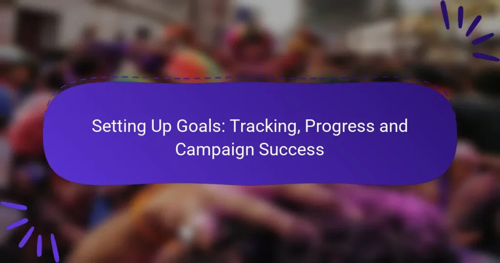 Setting Up Goals: Tracking, Progress and Campaign Success