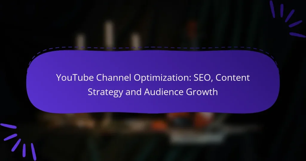 YouTube Channel Optimization: SEO, Content Strategy and Audience Growth